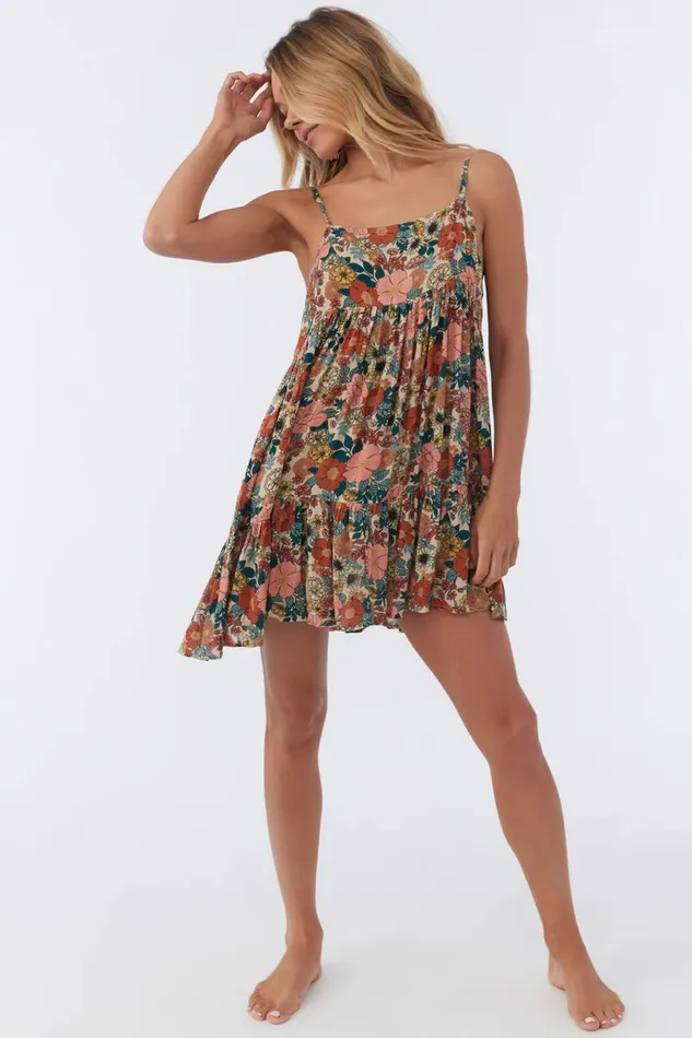 RILEE PRINTED COVERUP DRESS Cement Women O039NEILL Sale