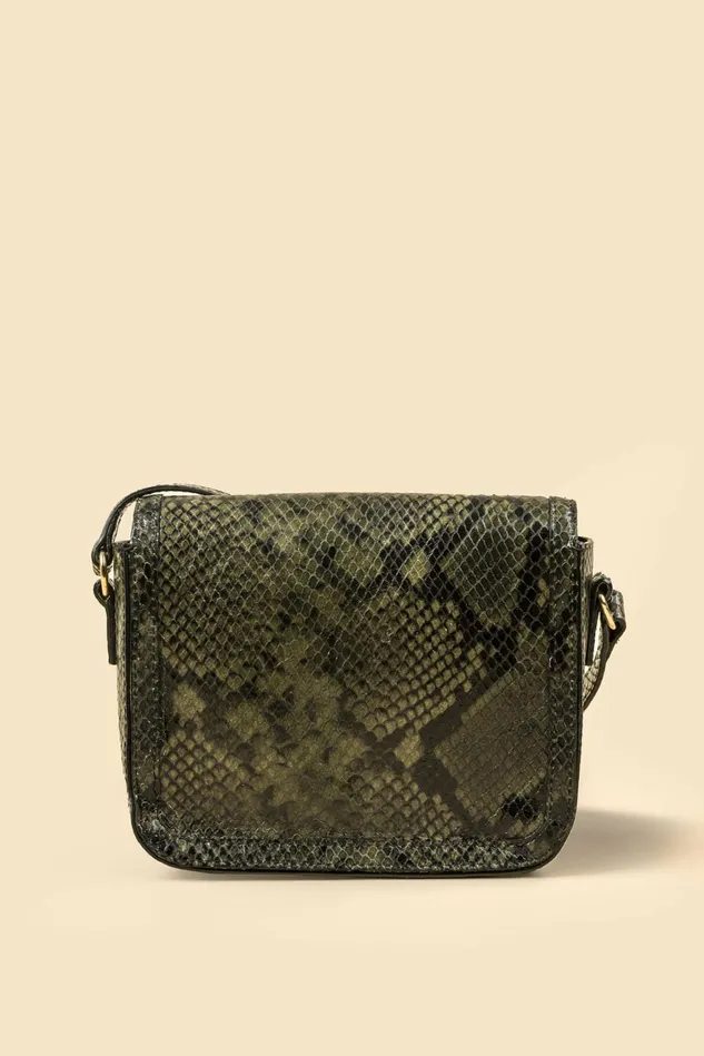 Rouje BIBI Bag Python Kaki Women Bags