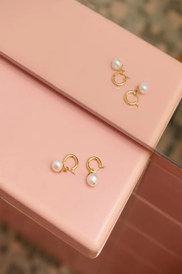 Rouje Boucles D039oreilles PERLA Or Vieilli Women Jewelry and Accessories