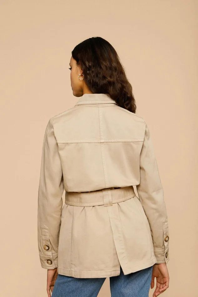 Rouje CLAUDE Jacket Beige Uni Women Coats and Jackets