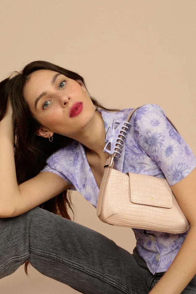 Rouje DOUDI Top Lilas Tournesol Women Blouses and Tops