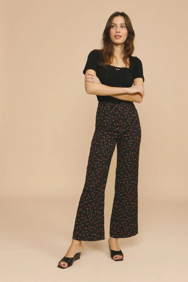 Rouje GINO Pants Mini Tulipe Noir Women Pants