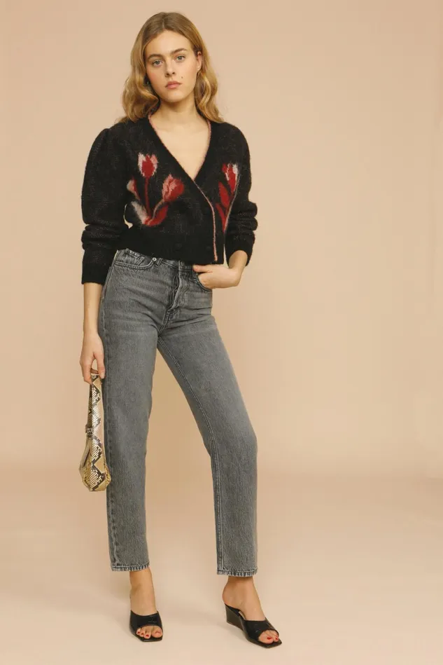 Rouje LEANDRO Cardigan Black Women Knits