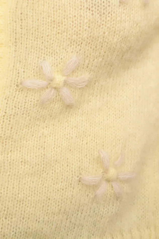 Rouje ROMEO Cardigan Jaune Uni Women Knits