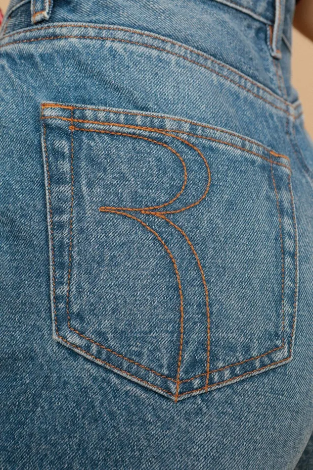 Rouje Short ADAM Indigo Double Stone Uni Women Pants