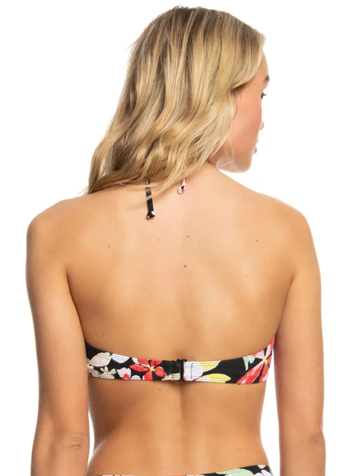Roxy Bikini Tops Pants Beach Classics Fashion Triangle Bikini Top Anthracite New Life 8211 Women