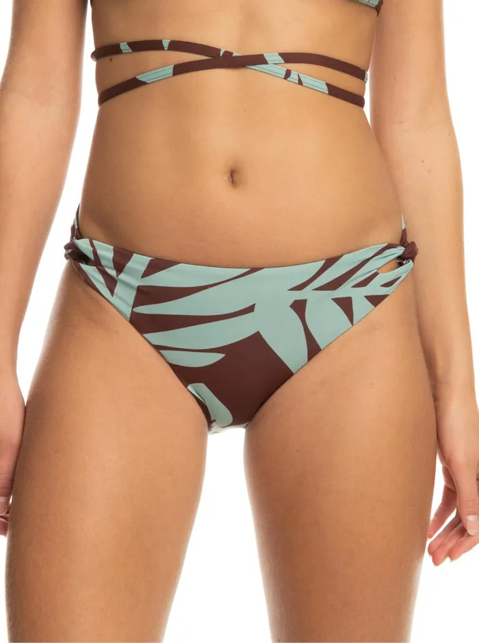 Roxy Bikinis Palm Cruz Hipster Bikini Bottoms Bitter Chocolate Palmeria 8211 Women