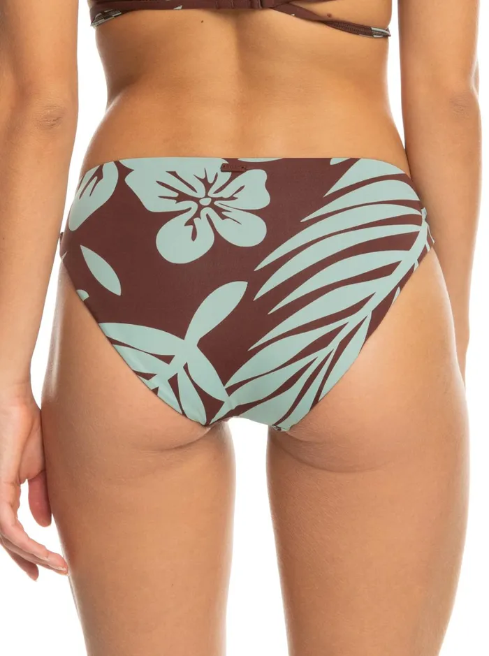 Roxy Bikinis Palm Cruz Hipster Bikini Bottoms Bitter Chocolate Palmeria 8211 Women