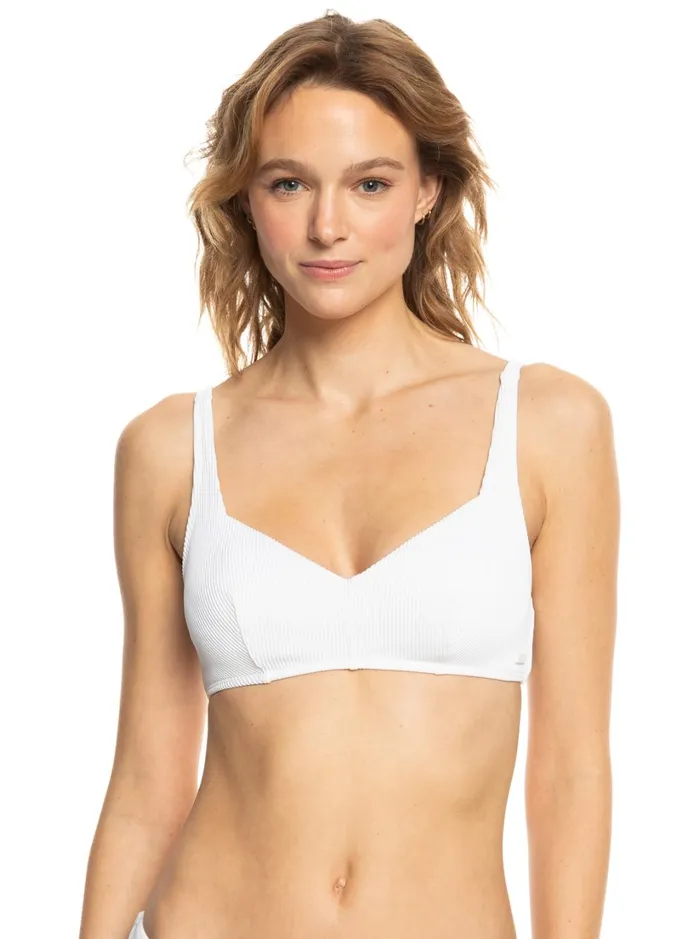 Roxy Bikinis Roxy Love The Sun Ray Bikini Top Bright White 8211 Women