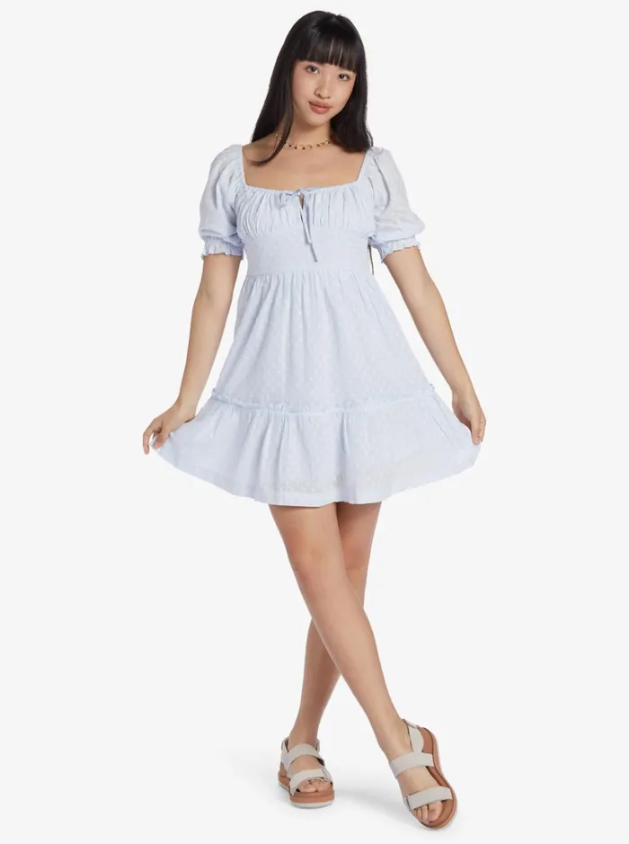 Roxy Dresses Chloe Kim Venice Daydream Mini Dress Halogen Blue 8211 Women