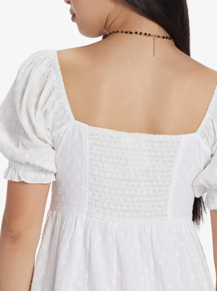Roxy Dresses Chloe Kim Venice Daydream Mini Dress Snow White 8211 Women