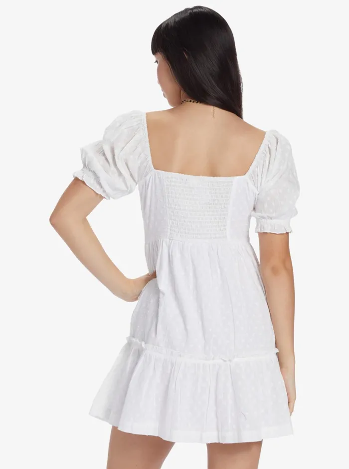 Roxy Dresses Chloe Kim Venice Daydream Mini Dress Snow White 8211 Women