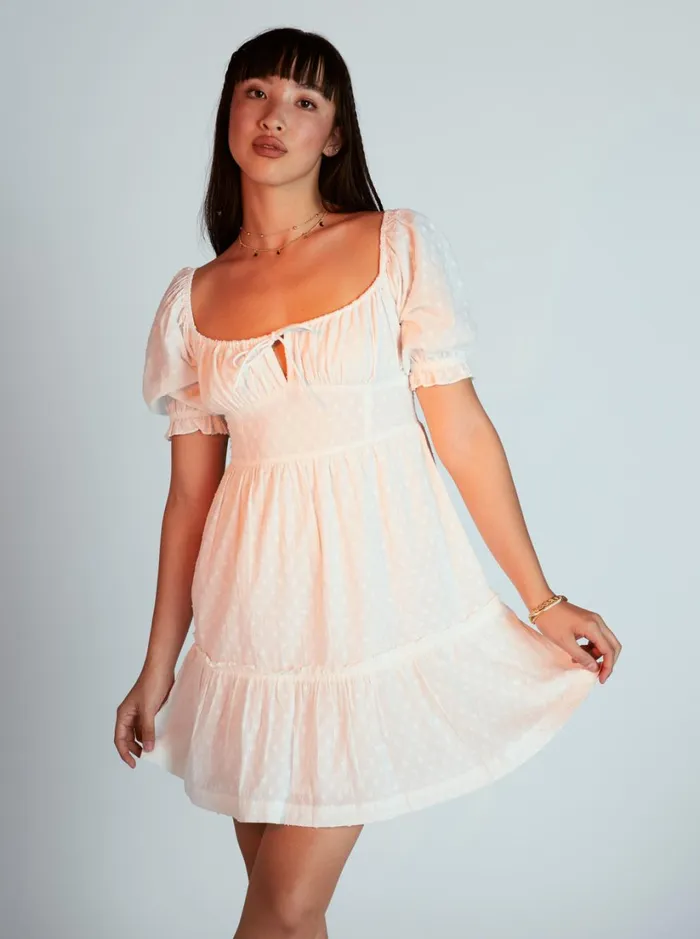 Roxy Dresses Chloe Kim Venice Daydream Mini Dress Snow White 8211 Women