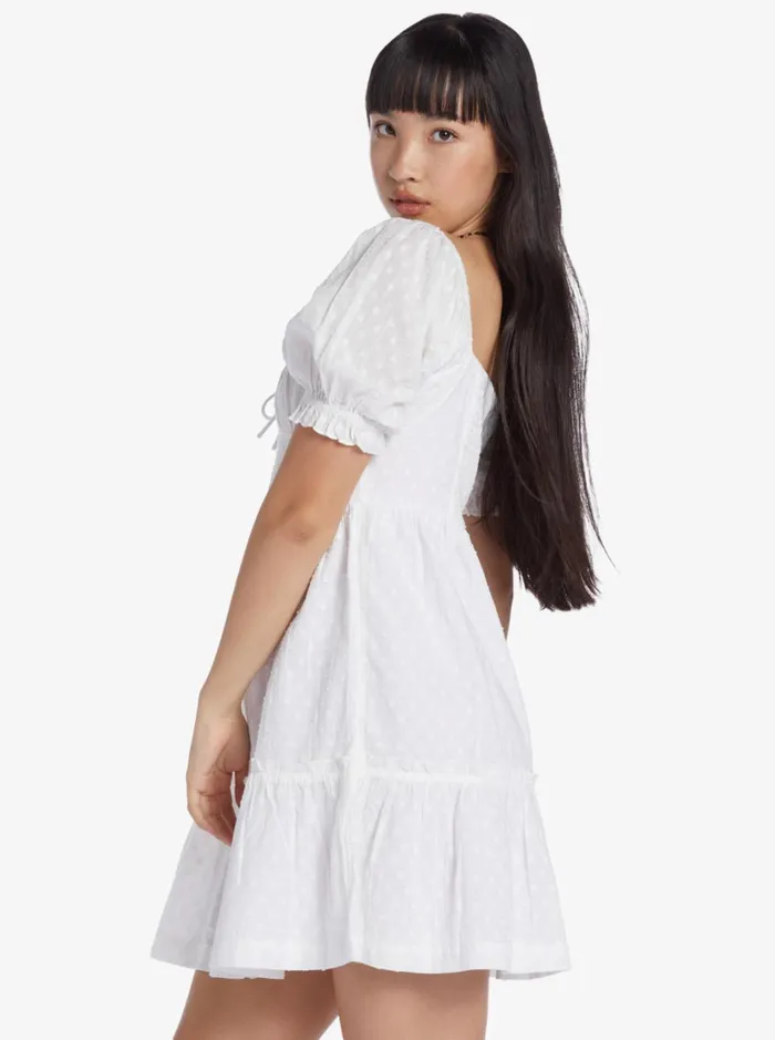 Roxy Dresses Chloe Kim Venice Daydream Mini Dress Snow White 8211 Women