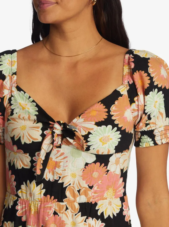Roxy Dresses Summertime Feeling Midi Dress Anthracite Boogie Chillen 8211 Women