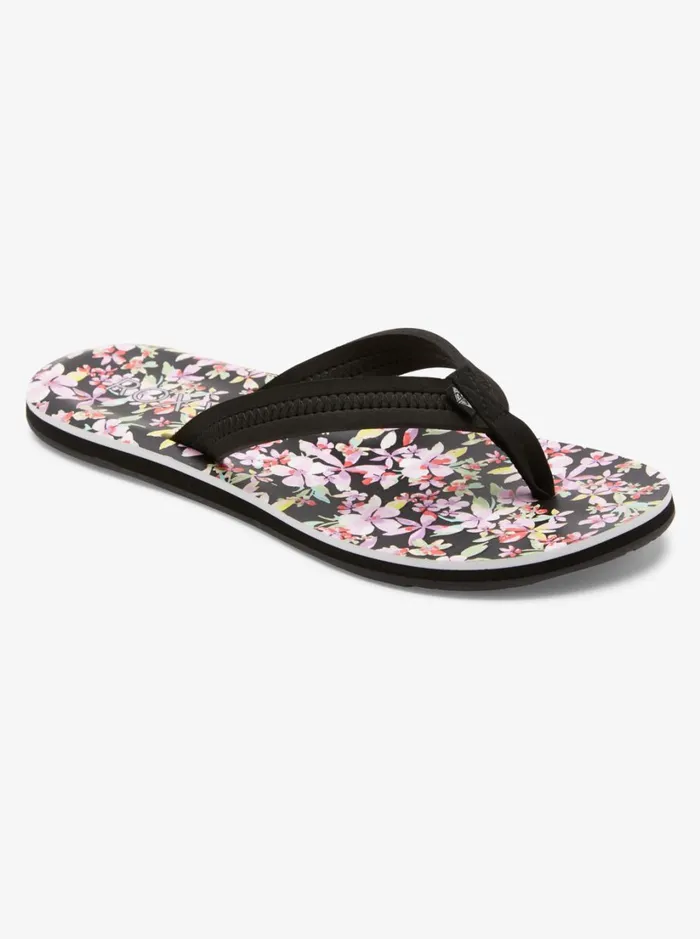 Roxy Flip Flops Vista Loreto FlipFlops Blackpinkblack 8211 Women