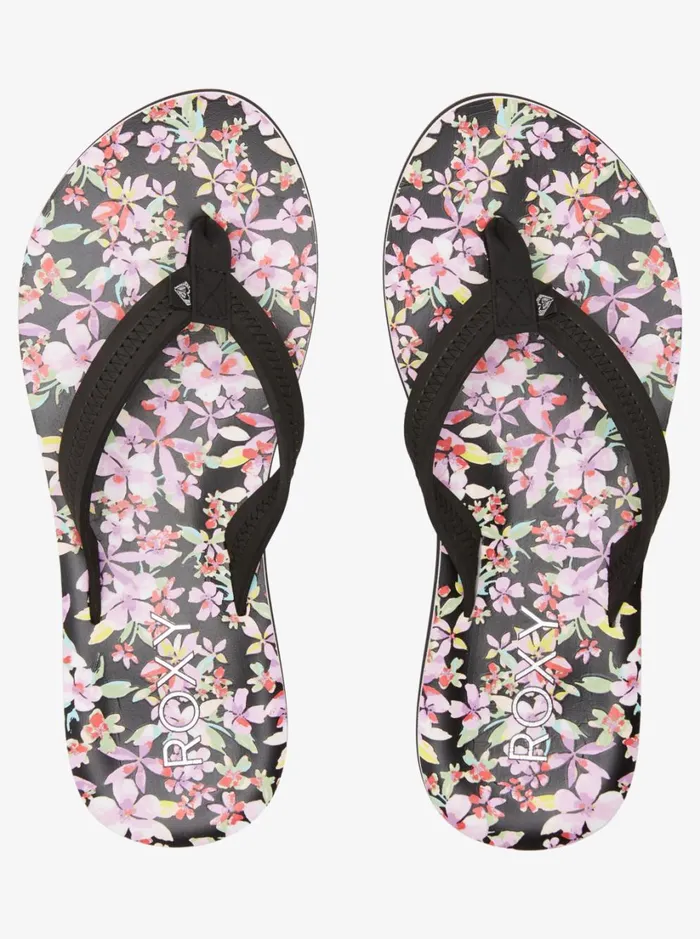 Roxy Flip Flops Vista Loreto FlipFlops Blackpinkblack 8211 Women