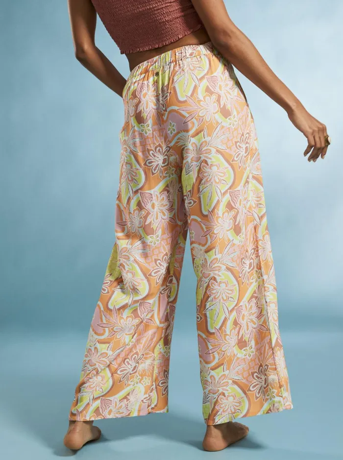 Roxy Pants and Jeans Midnight Avenue Wide Leg Pants Mock Orange Roxy Delic 8211 Women