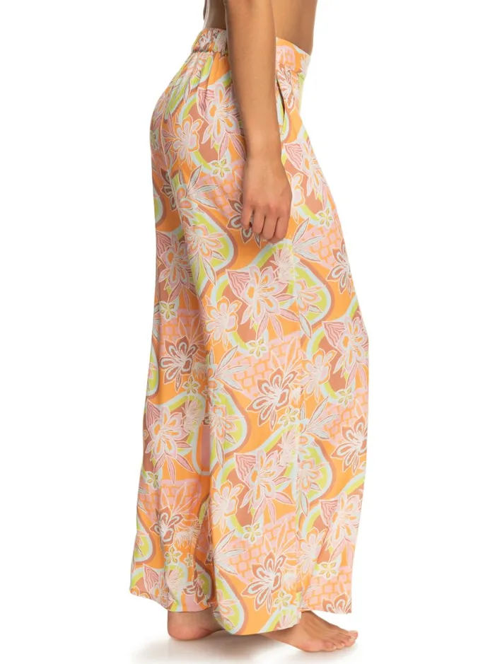 Roxy Pants and Jeans Midnight Avenue Wide Leg Pants Mock Orange Roxy Delic 8211 Women