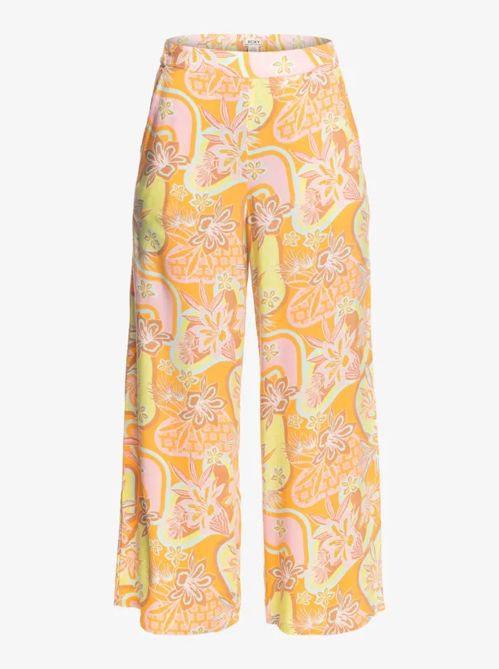 Roxy Pants and Jeans Midnight Avenue Wide Leg Pants Mock Orange Roxy Delic 8211 Women
