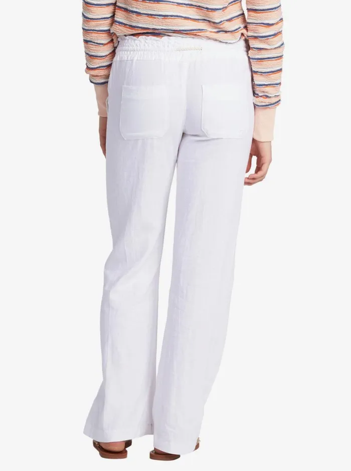 Roxy Pants and Jeans Oceanside Flared Pants Sea Salt 8211 Women