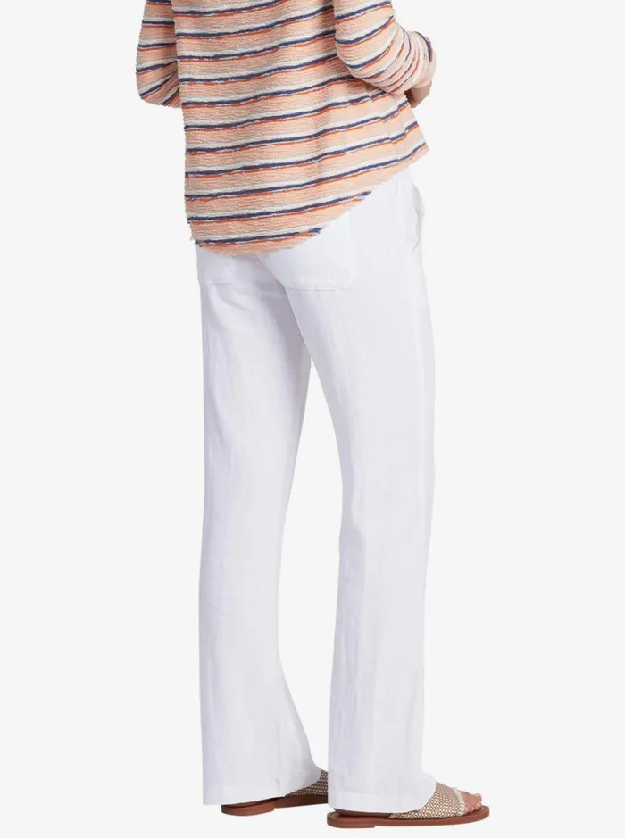 Roxy Pants and Jeans Oceanside Flared Pants Sea Salt 8211 Women