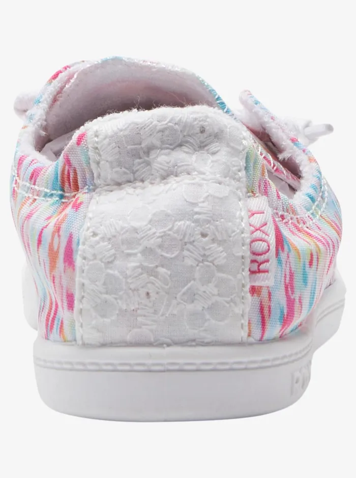Roxy Shoes and Sandals Girl039s 416 Bayshore Shoes Whitecrazy Pinkorange 8211 Women