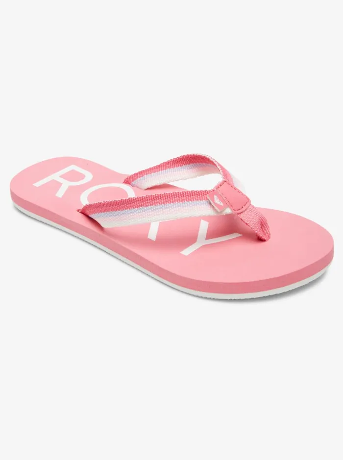 Roxy Shoes and Sandals Girl039s 416 Colbee FlipFlops Pink 8211 Women