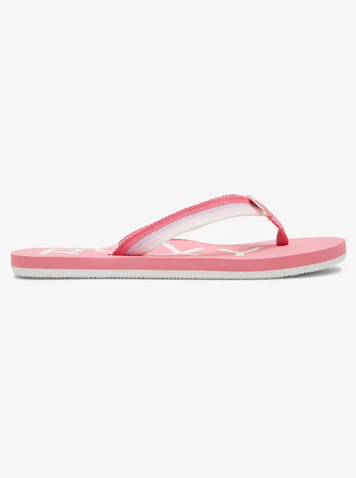 Roxy Shoes and Sandals Girl039s 416 Colbee FlipFlops Pink 8211 Women