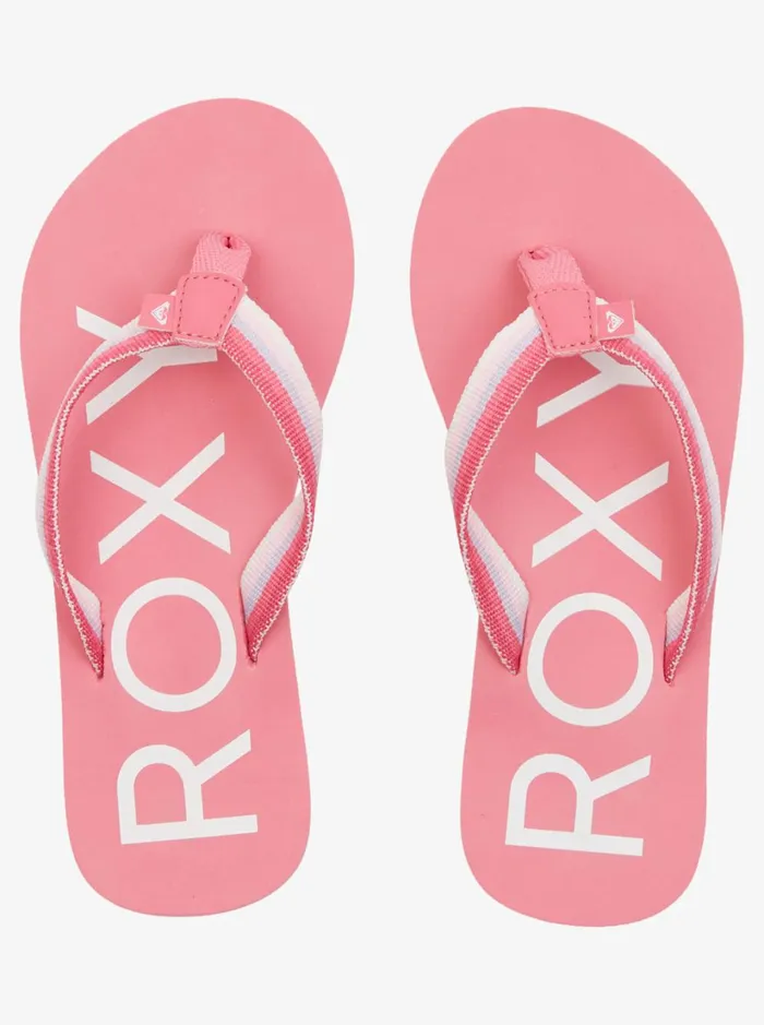 Roxy Shoes and Sandals Girl039s 416 Colbee FlipFlops Pink 8211 Women