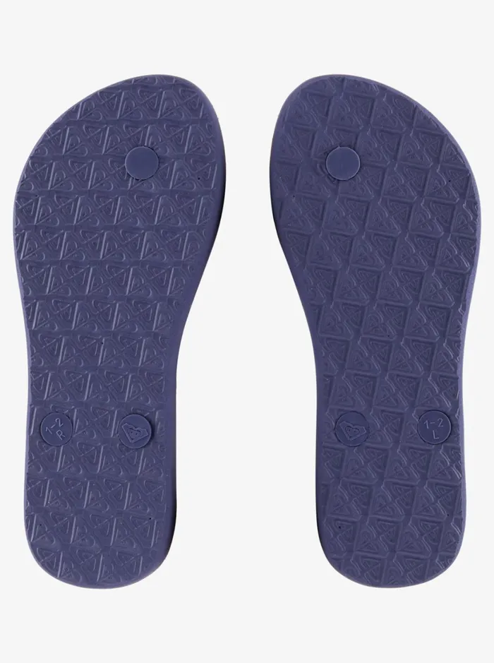 Roxy Shoes and Sandals Girl039s 416 Viva Stamp Sandals Shady Blueorange 8211 Women