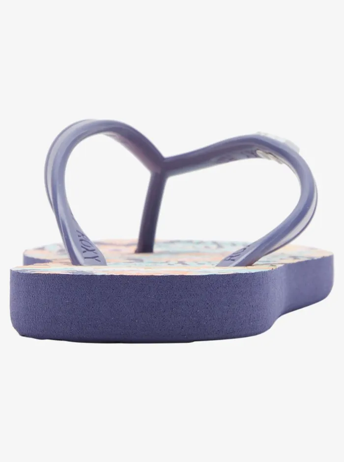 Roxy Shoes and Sandals Girl039s 416 Viva Stamp Sandals Shady Blueorange 8211 Women
