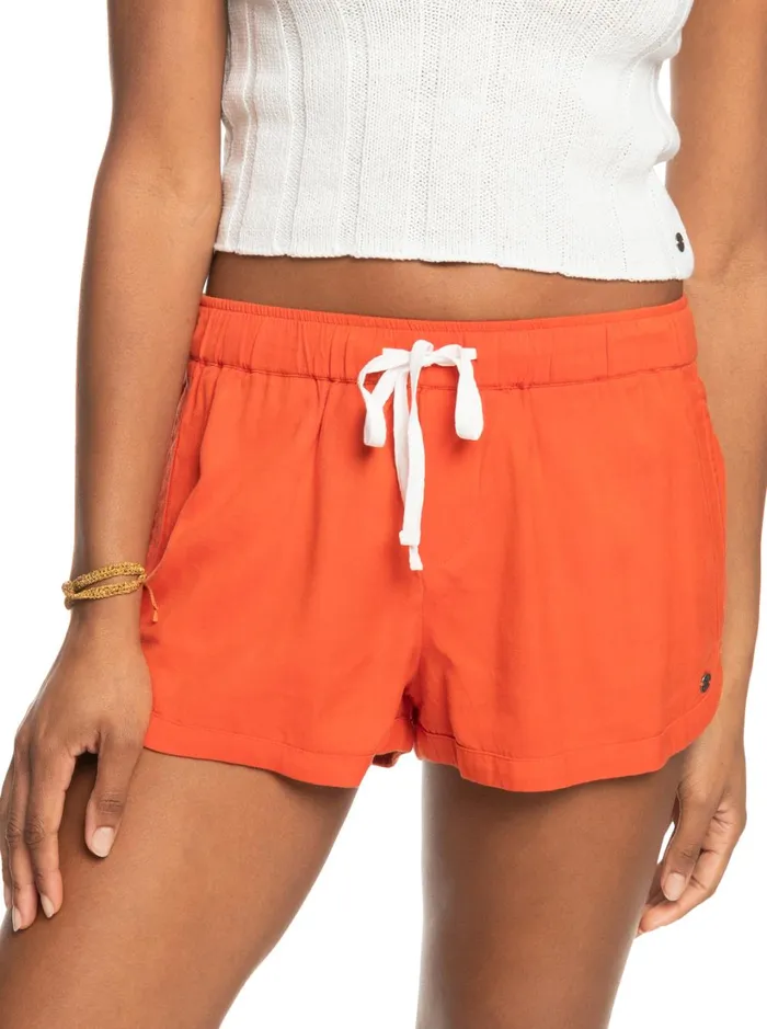 Roxy Shorts New Impossible Love Elasticized Shorts Tigerlily 8211 Women