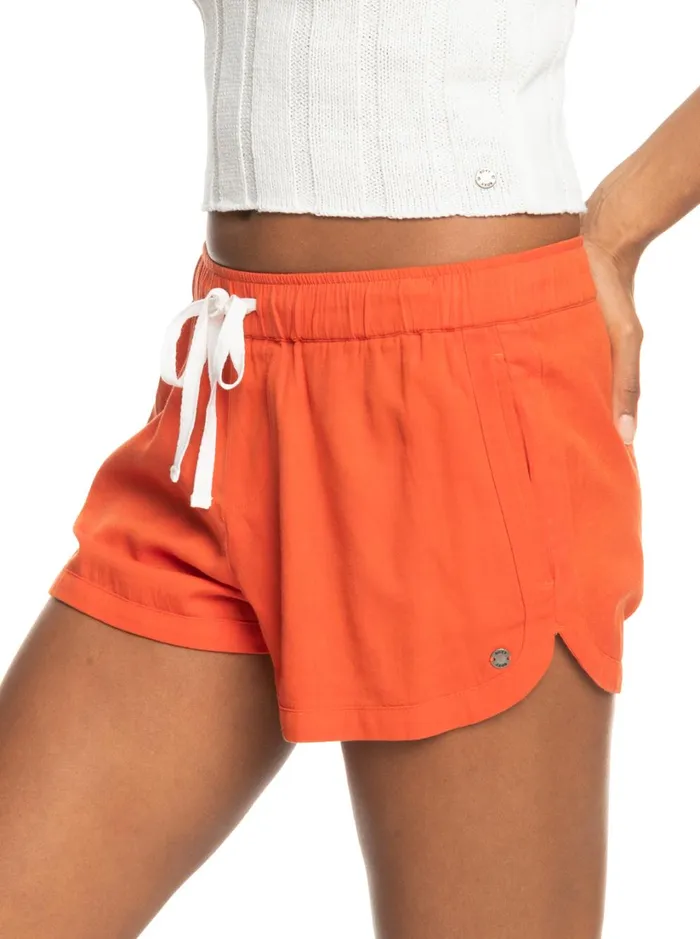 Roxy Shorts New Impossible Love Elasticized Shorts Tigerlily 8211 Women