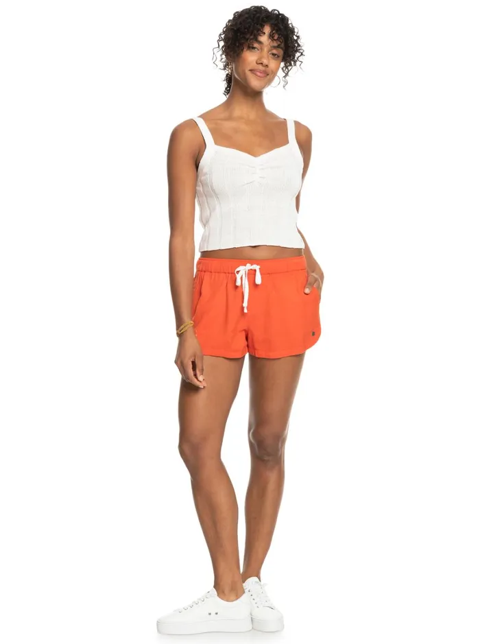 Roxy Shorts New Impossible Love Elasticized Shorts Tigerlily 8211 Women
