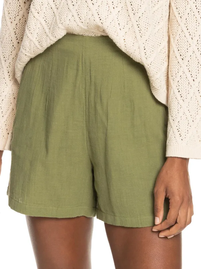 Roxy Shorts Over The Sun Lightweight Shorts Loden Green 8211 Women