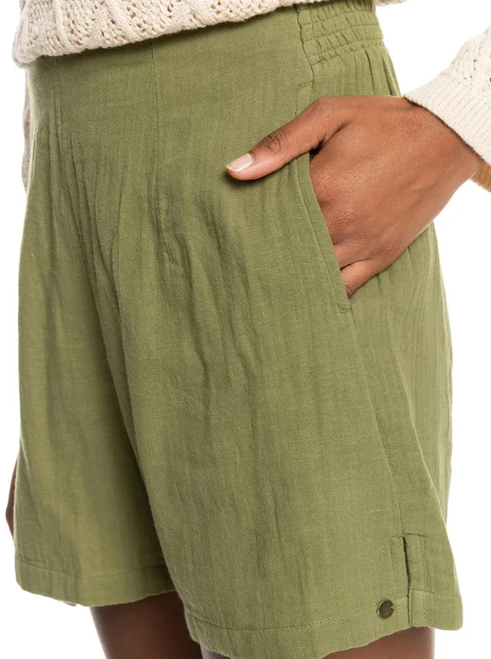 Roxy Shorts Over The Sun Lightweight Shorts Loden Green 8211 Women