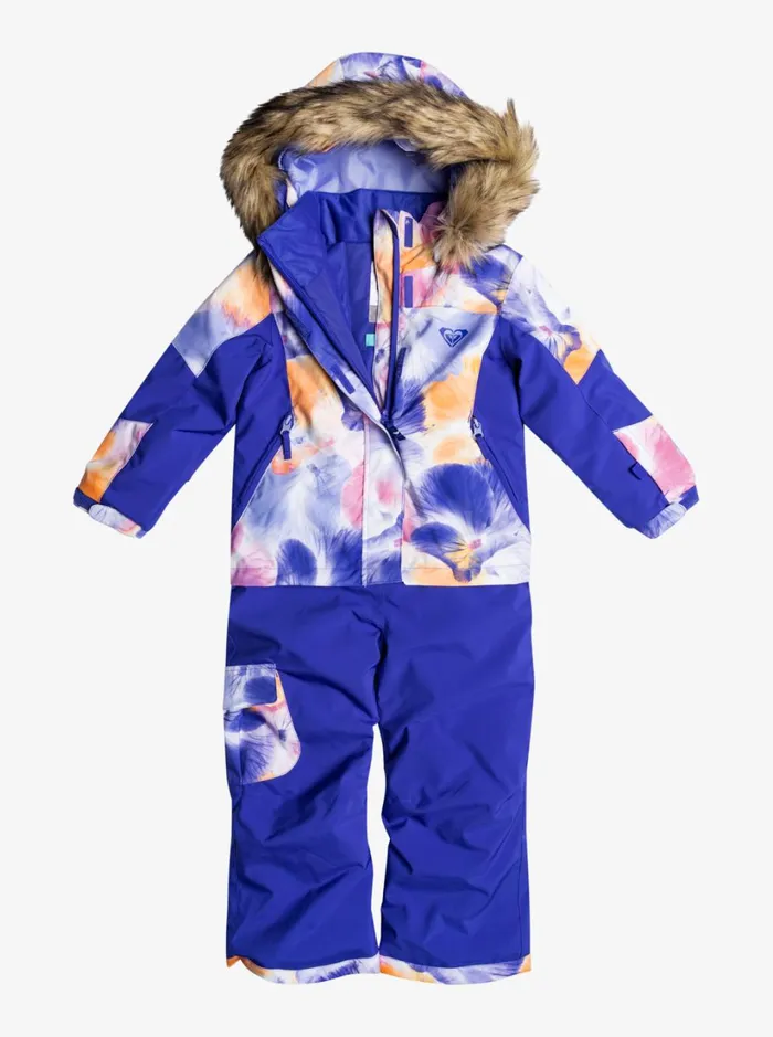 Roxy Snow Jackets Girl039s 27 Sparrow Technical Snow Suit Bright White Pansy Pansy Rg 8211 Women