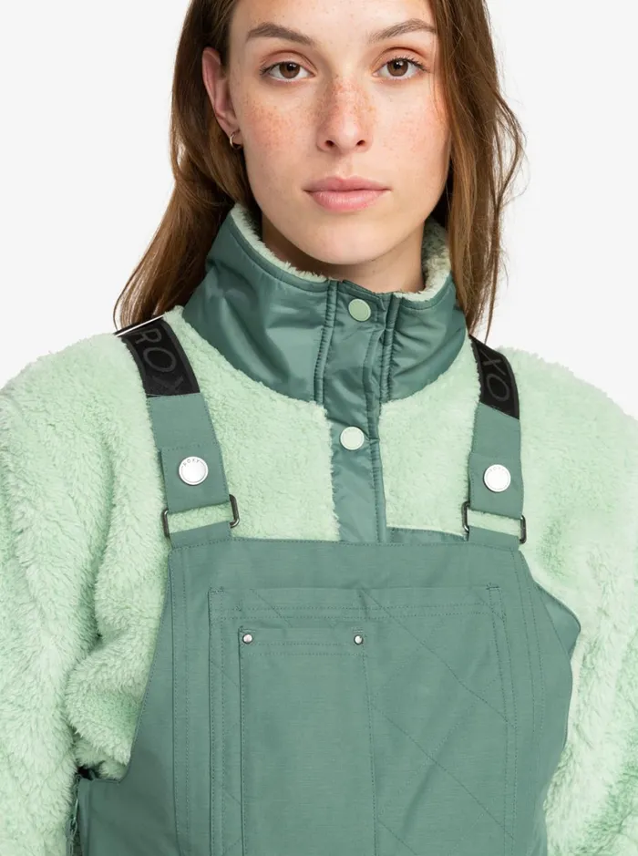 Roxy Snow Pants Rideout Technical Snow Bib Pants Dark Forest 8211 Women