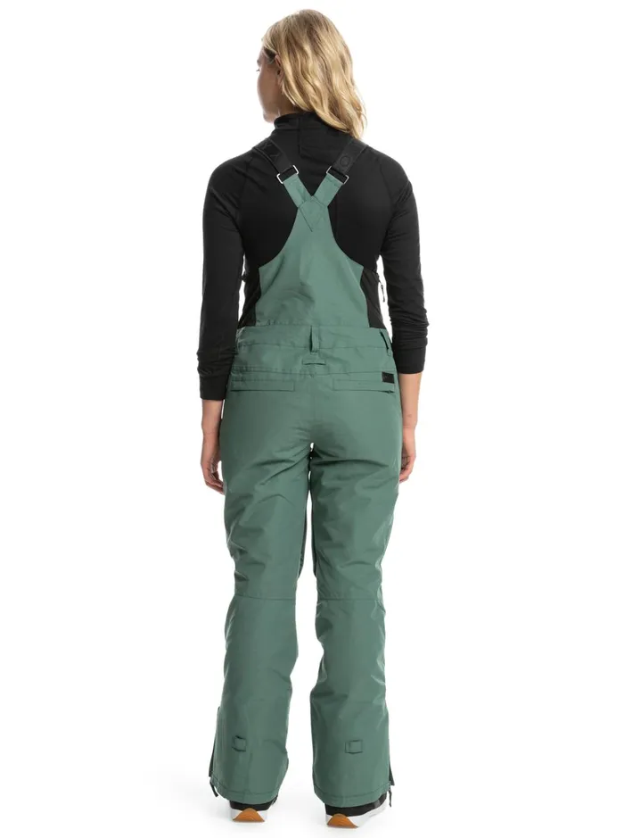 Roxy Snow Pants Rideout Technical Snow Bib Pants Dark Forest 8211 Women