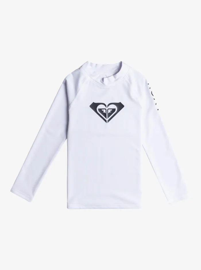 Roxy Swim Girl039s 27 Whole Hearted Long Sleeve UPF 50 Rashguard Bright White 8211 Women Roxy Swim Girl039s 27 Whole Hearted Long Sleeve UPF 50 Rashguard Bright White 8211 Women