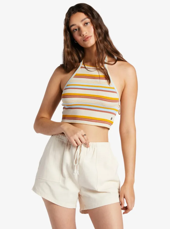 Roxy Tops Beach Cruiser Crop Top 70s Babe 8211 Reduced 8211 Women