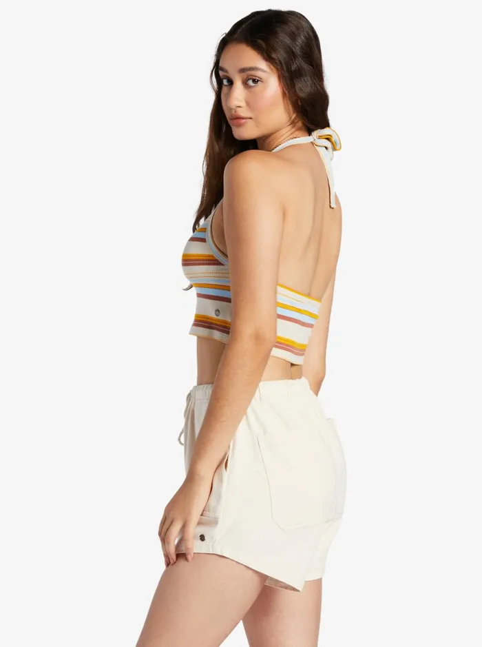 Roxy Tops Beach Cruiser Crop Top 70s Babe 8211 Reduced 8211 Women