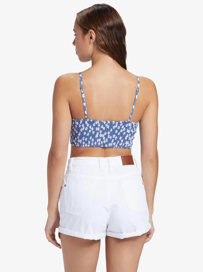 Roxy Tops Live Free Tank Top Bijou Blue Floral Delight 8211 Women