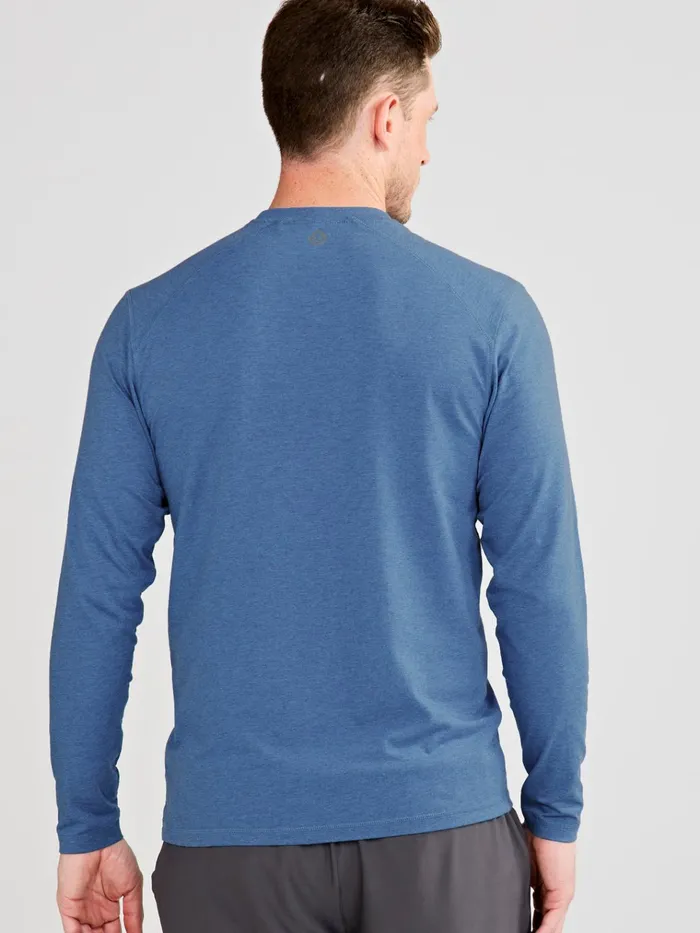 Running Training Men Tasc Performance Carrollton Long Sleeve Fitness TShirt Jaspe