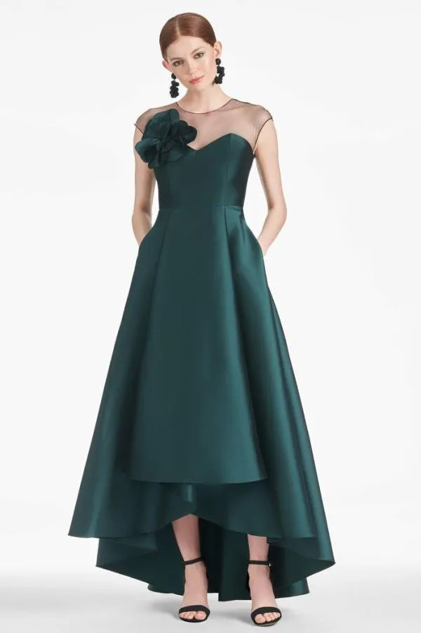 Sachin and Babi Blakely Gown 8211 Forest Green Forest Green Women Plus Sizes