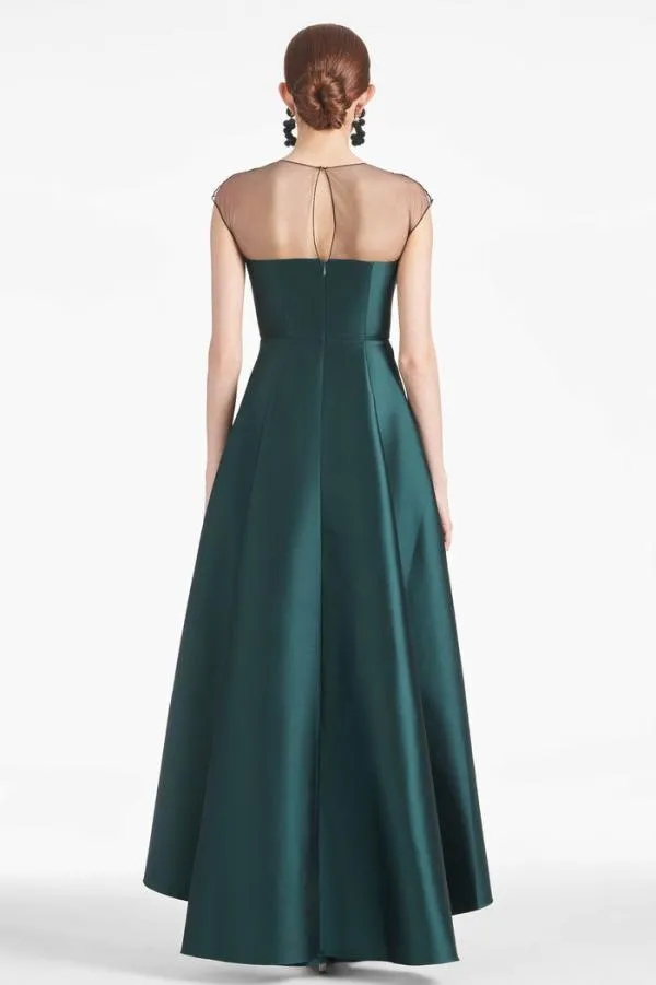 Sachin and Babi Blakely Gown 8211 Forest Green Forest Green Women Plus Sizes