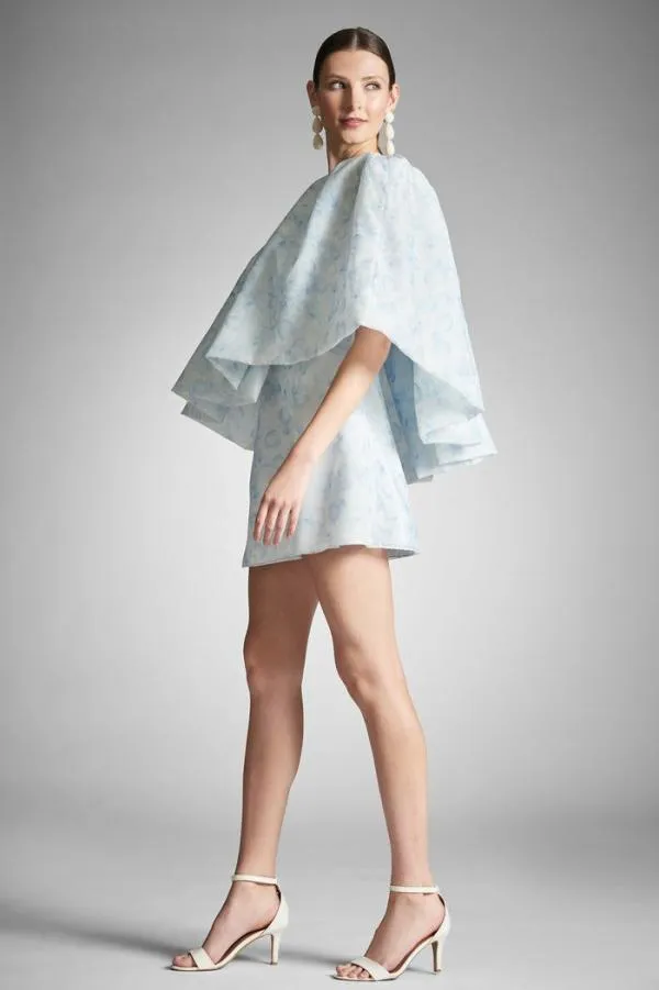 Sachin and Babi Chantal Dress 8211 Blue Degrade Floral Blue Degrade Floral Women Mini