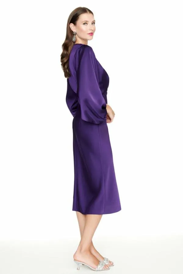 Sachin and Babi Ginny Dress 8211 Amethyst Amethyst Women Plus Sizes