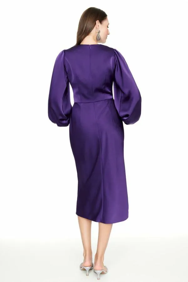 Sachin and Babi Ginny Dress 8211 Amethyst Amethyst Women Plus Sizes